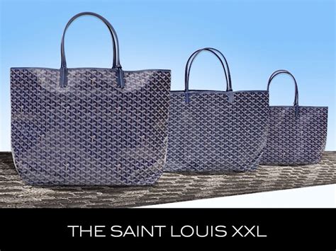 goyard beach bag size|Goyard saint louis tote bag.